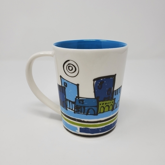 STARBUCKS COFFEE MUG BEVERAGE RETIRED MY JOURNEY BEGINS TODAY SCOOTER 2008 - Picture 4 of 8